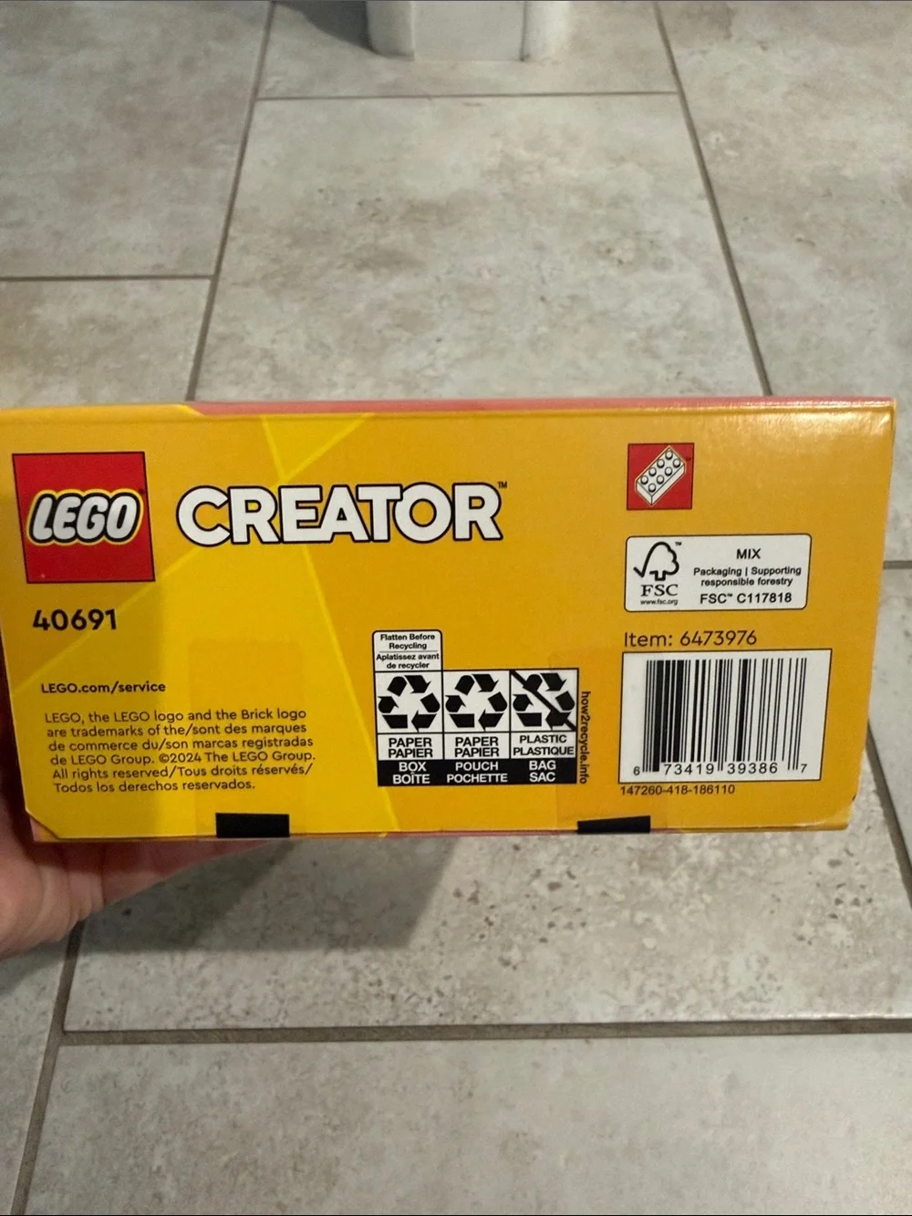 LEGO 3in1 Creator Mythical Pegasus 40691 NWT UNOPENED